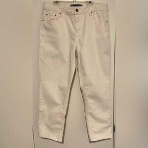 Boden Denim Women's Girlfriend Straight Leg Jeans - Creamy White 10P